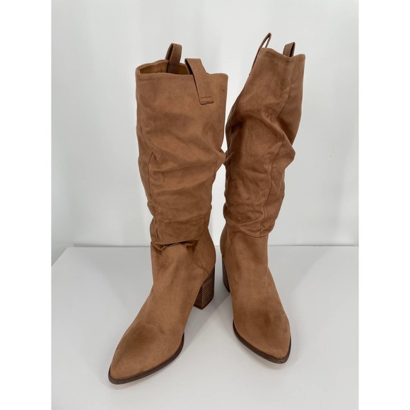Report Shoes - Report Brown Heel Boots size 10 NWOT
